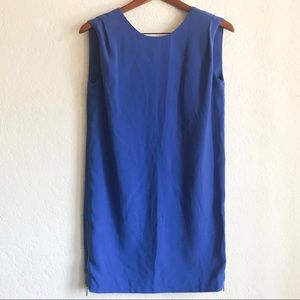 Blue tent dress